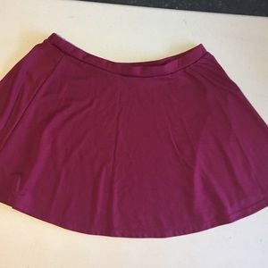 Fuchsia skater skirt